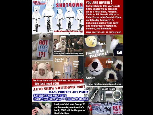 A.S.S. Protest Art Party (flier)